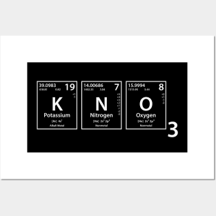 Potassium Nitrate (KNO3) Saltpeter Gunpowder Posters and Art